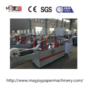 آلة طباعة منديل أوتوماتيكية بالكامل قابلة للطي بالألوان مع النقش